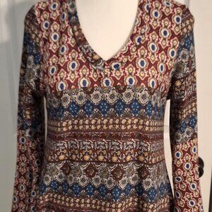 Boho Flare Bottom Tunic